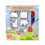 일정크리에이티브 나만의 동물농장 만들기 1개 10000 핸드 토이 컬러링북 색칠놀이 DIY 세트