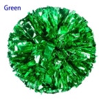 대회 꽃 더블 홀 핸들 댄스 파티 데코레이터 치어리더 폼폼스 응원 볼 클럽 스포츠 1개 5 Green