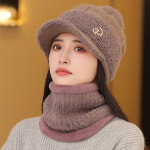 델리 뽀글이 방울 니트캡 겨울모자 라운딩 골프 털모자 썬캡