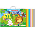 종이나라 종이나라 8절컬러스케치북 칼라스케치북 39 x 12색12매