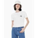 매장정품 캘빈클라인 CK 여성 레귤러핏 스몰 모노그램 로고 반팔 티셔츠 J218883R 601330