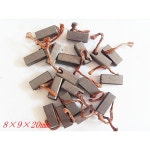 카본 브러쉬 8x9x20mm 자동차 히터 송풍기 팬 모터