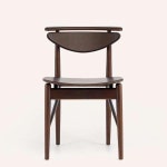 잘생쁨 하우스오브핀율 리딩체어 인테리어 식탁의자 쇼룸 스튜디오 원목 카페체어 HS40711