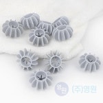 영원해 10P 미니 톱니모양 원형 세탁볼 옷감 보호 엉킴 방지 빨래도우미 세탁기세탁볼
