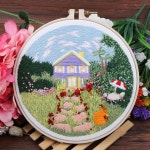 오꿈 프랑스자수 여름정원