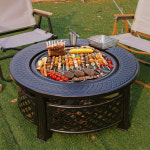 특대형 화로대 난로 숯불 그릴 바베큐 BBQ 팬션 글램핑 장박 마당 정원 별장