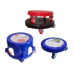 무빙의자 바퀴의자 소-블루 무빙센스 청소 화분