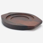 볶음요리 스테이크 무쇠도나베 나무받침 목판 1호