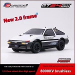 궁극의 드리프트 경험 카리스마 1 24 AE86 RTR RC 자동차 브러시리스 4WD 풀 메탈 베어링 듀얼 A 암 서스펜션 -35 km h