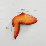 차원 디자인 음식 닭 다리 날개 개성 홈 장식 냉장고 자석 1개 6 style 3