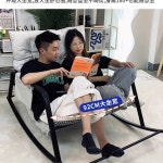 스윙 체어 흔들 의자 발코니 낮짐 등받이 락킹 소파