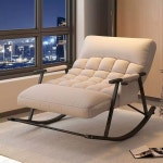 스윙 체어 흔들 의자 발코니 낮짐 등받이 락킹 소파