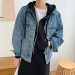 루즈핏 기본 청자켓