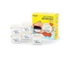 글라스락 글라스락 베이비 눈금 사면결착캡 이유식 용기 이유식용기 10개