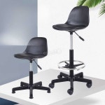 바퀴달린 높은의자 등받이 높이 보조체어 카운터 회전 의자 스툴 개당