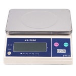 대동상사 경인 전자저울 6kg 2g 국가검정필 양면LCD 디스플레이 스테인레스 계량짐판 재고보유 KS-6000