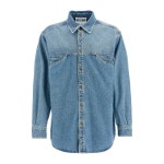 모스키노 MOSCHINO denim shirt with pockets 0285 J0221 0222