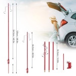 엑셀런트 XG 접이식 캠핑 랜턴 스탠드 램프 폴 경량 휴대용 야외 포스트 알루미늄 합금 걸이식 조명 홀더 캠핑 낚시용