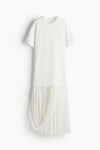에이치앤엠 티셔츠 드레스 Meshdetail Tshirt dress 1265343001