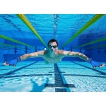 수민드 2켤레 수영 장갑 수중 훈련 네오프렌 손목 스트랩을 착용한 다이빙 남성용 웹 피트니스 방수