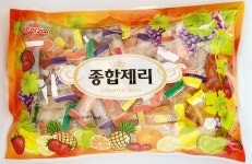 아리랑후드 아리랑후드 아리랑 종합제리 850g x 8개입 박스 대용량 과일맛 젤리 건강한 6가지맛