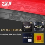 729 프랜드십 배틀 시리즈 탁구 러버 끈적 전문가용 중급 고급자용