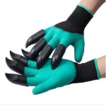 흙파기 원예장갑 갈고리장갑 가드닝 호미장갑 텃밭 양손 그린 1개