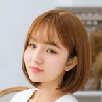 여성용 옴브레 밥 합성 가발 앞머리 내열성 스트레이트 짧은 머리 일상 12