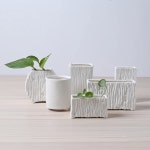 화이트 세라믹 꽃병 홈 장식 수경법 일반 열 가구 테이블 1 high12cm
