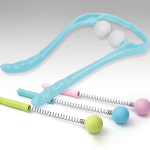 스프링안마기 골프공안미기 넥맛사지기 소프트목안마