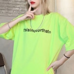 여자반팔 여름 티셔츠 기본티 반팔티 오버