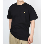 칼하트WIP S S AMERICAN SCRIPT T-SHIRT 반팔 아메리칸 스크립트 티셔츠 45131760 I029956