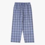 애니바디 애니바디 남여공용 커플잠옷 선염 체크 순면 100 면 9부 파자마 팬츠 ANLB25212