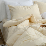 해피니 이불베개세트 샤이니 40수 순면 차렵이불 베개커버 세트 슈퍼싱글 베개솜 별매