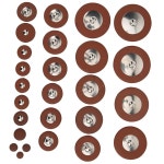 색소폰 가죽 패드 알토 액세서리 퍼포먼스 액세서리용 멀티 사이즈 패드 교체 부품 26PCS