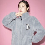 MLB MLB 공용 베이직 미디움로고 후리스 점퍼 3AFDB0626-43GRS LE1212312175