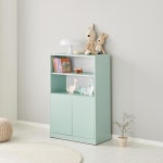 파스텔 키즈 수납장 유아 옷행거 교구 서랍 원목 가구 아이방 G1023