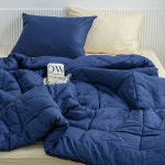 해피니 이불베개세트 샤이니 40수 순면 차렵이불 베개커버 세트 퀸 Q 베개솜 별매