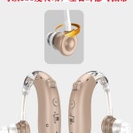 소리 귀걸이형 충전식 소형 미니 청력 선물 음향 골전도 이어 음성 1 G25 보청기 1세트 좌우 상관없이 충전