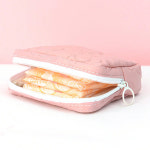 누빔 꽃모양 생리대 화장품 파우치 여행용 미니 가방