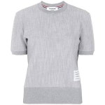 톰브라운 톰브라운 라이트그레이 부클레 로고 티셔츠 FJS206A J0194 065