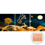 아트조이 DIY 명화 그리기 3단세트 40 x 50 cm 꽃이 피어난 사슴동산 1개
