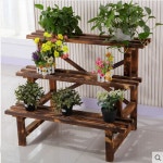 야외 원목 수납 벤치 카페 의자 탄화 박스 정원 스 나무 사이즈를 맞추다