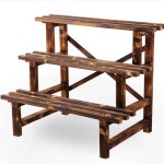 야외 원목 수납 벤치 카페 의자 탄화 박스 정원 스 나무 사이즈를 맞추다