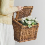 자연소재 라탄 소풍 캠핑 야외 피크닉바구니 대