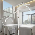 미용 조명 스탠드 반영구 반달 LED 이동식 U자형 링라이트 문라이트 속눈썹 표준 플러그