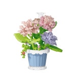 미니 다육 화분 빌딩 블록 시뮬레이션 꽃 조립 벽돌 모델 장난감 홈 데코 컬렉션 선물 1PC 365pc 1개