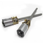 나사산 막대 저속 금속 전기 전동 스마트 카 DC 3V 6V 12V 기어 N20 M4-55