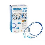 Moldex SparkPlugs 금속 감지 가능한 유선 일회용 폼 이어플러그 6615 NRR 33dB 309475