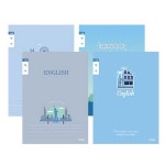 국산 초등 고학년 영어 좁은칸 노트 공책 12줄 English Note 남 10권